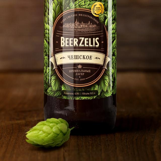 BeerZelis Cheshskoe / Чешское 4.8%, BeerZelis, Russia