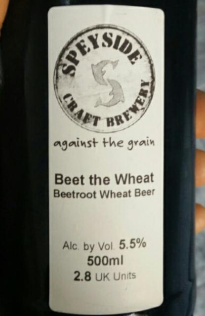 Beet The Wheat 5.5%, Speyside Brewery, Scotland