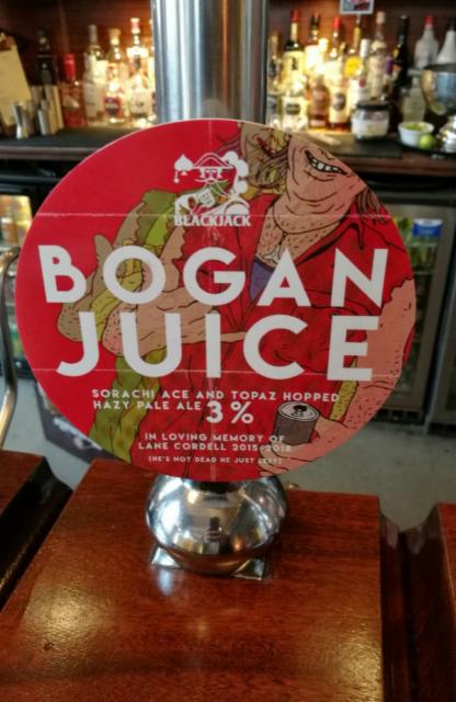 Bogan Juice 3.0%, Blackjack Brewing Company, England