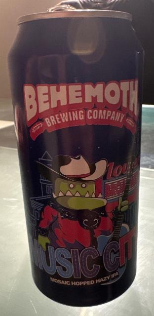 Behemoth mosaic hopped hazy IPA 6.3%, Behemoth Brewing Company, New Zealand