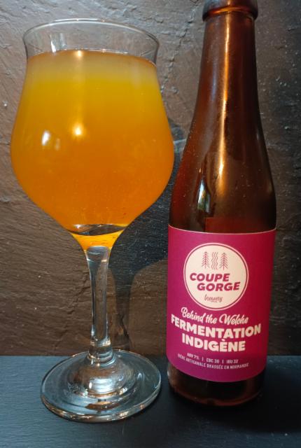 Behind the welche - fermentation indigène, Coupe Gorge Brewery