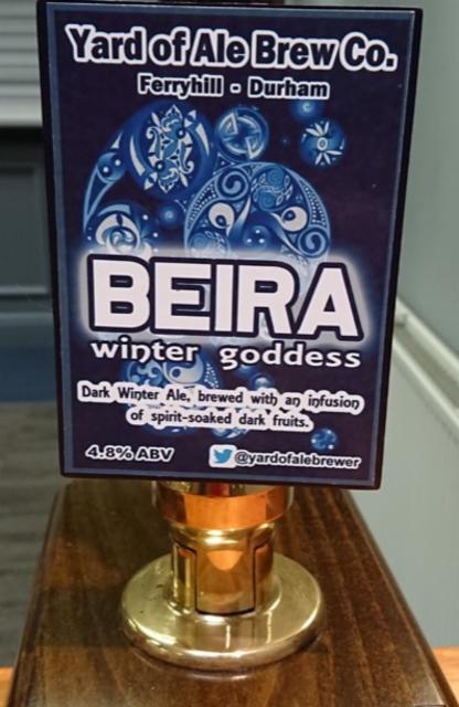 Beira Winter Goddess 4.8%, Yard Of Ale Brew Co., England