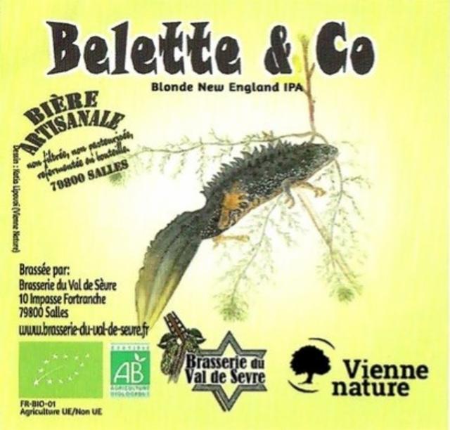 Belette & Co. NEIPA 5.0%, Brasserie Du Val De Sèvre (La Belette), France