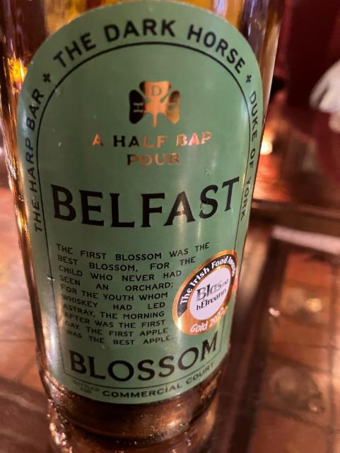 Belfast Blossom 4.2%, Tempted? Irish Craft Cider, Northern Ireland