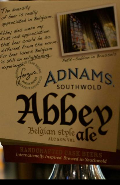 Belgian-Style Abbey Ale 5.0%, Adnams, England