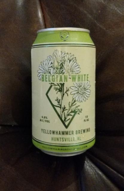 Belgian-White 4.8%, Yellowhammer Brewing, United States