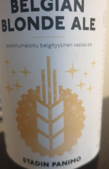 Belgian blonde ale 5.2%, Stadin Panimo, Finland