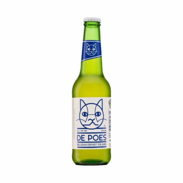 Belgian Export Lager 4.8%, Brouwerij De Poes, Belgium
