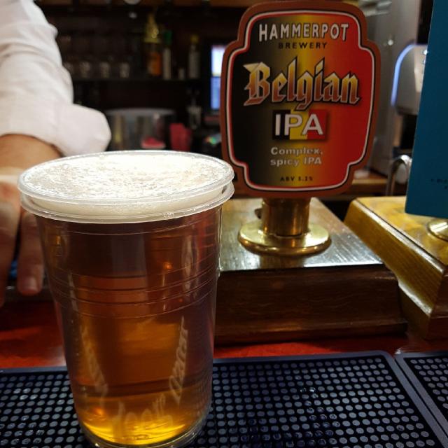 Belgian IPA 5.2%, Hammerpot Brewery, England