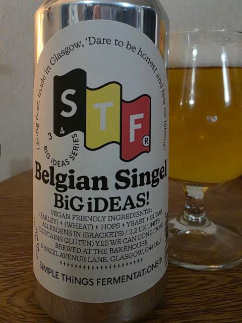 Belgian Singel Big Ideas Series 34 5.0%, Simple Things Fermentations, Scotland