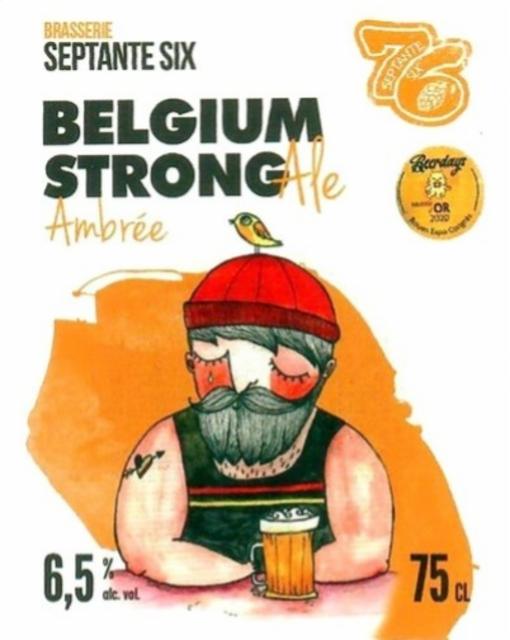 Belgium Strong Ale 6.5%, Brasserie Septante Six, France