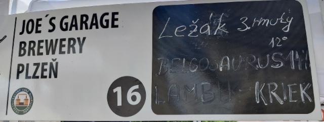 Belgosaurus Malina 14°, Joe's Garage Brewery