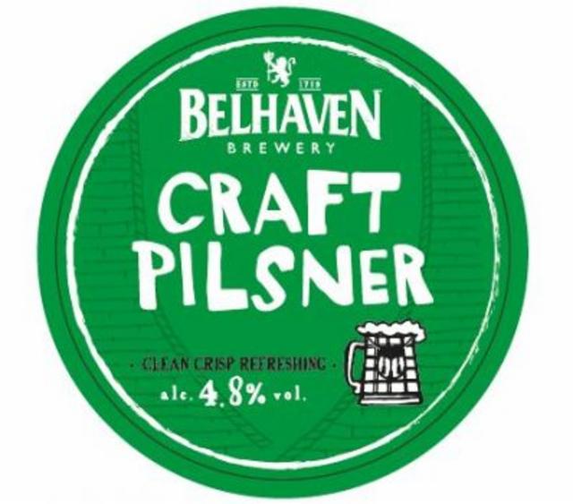 Belhaven Craft Pilsner 4.8%, Belhaven Brewery (Greene King), Scotland