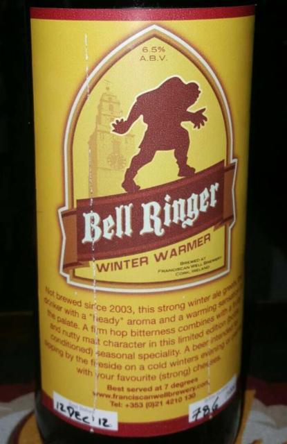 Bell Ringer 6.5%, Franciscan Well Brewery, Ireland