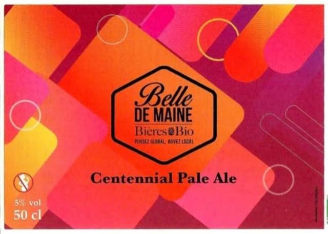 Belle De Maine Centennial Pale Ale 5.0%, Belle De Maine, France