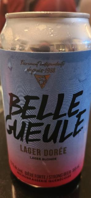 Belle gueule lager dorée 6.2%, Brasseurs De Montréal, Canada