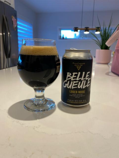 Belle Gueule Lager Noire 5.0%, Les brasseurs RJ, Canada