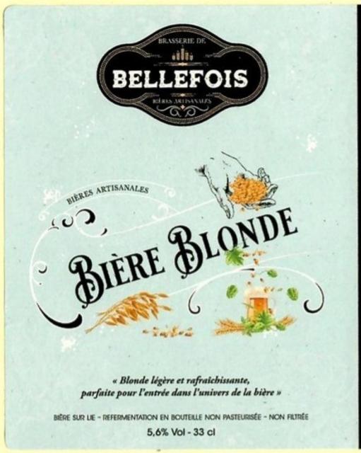 Bellefois Blonde 5.6%, Brasserie De Bellefois, France