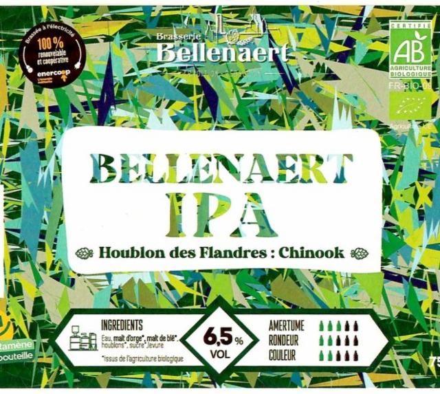 Bellenaert IPA 6.5%, Brasserie Bellenaert, France