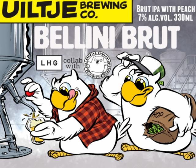 Bellini Brut 7.0%, Uiltje Brewing Co, Netherlands