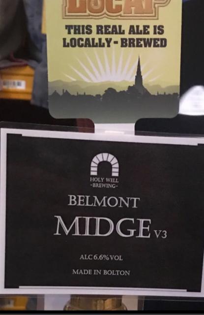 Belmont Midge v3 6.6%, Holy Well Brewing, England