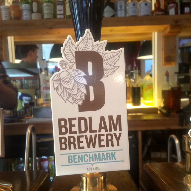 Benchmark 4.0%, Bedlam Brewery, England