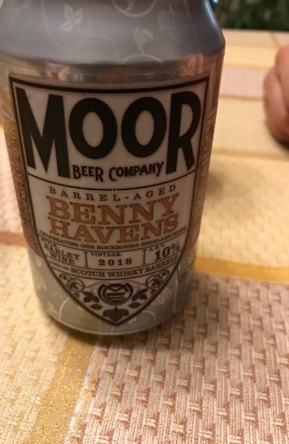 Benny Havens Scotch Whisky Barrel Aged 10.0%, Moor Beer Company, England