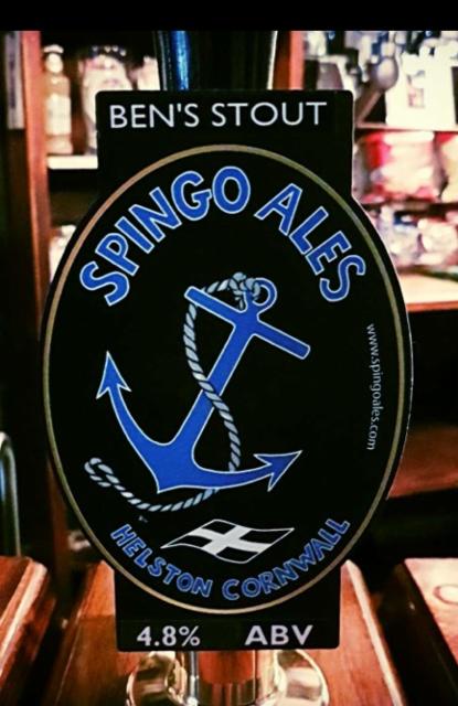 Ben's Stout 4.8%, Blue Anchor Brewery, England