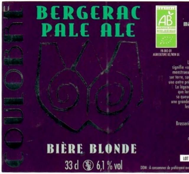 Bergerac Pale Ale 6.1%, Martux & Cie - La Coulobre, France