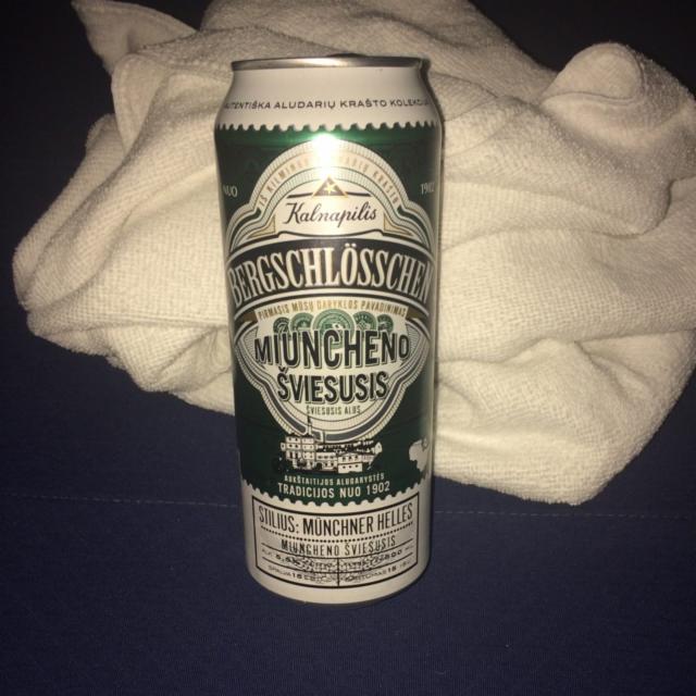 Bergschlösschen Miuncheno Šviesusis 5.5%, Kalnapilis (Royal Unibrew), Lithuania
