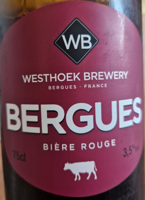 Bergues Rouge 3.5%, Westhoek Brewery, France