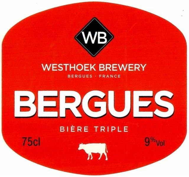 Bergues Triple 9.0%, Westhoek Brewery, France