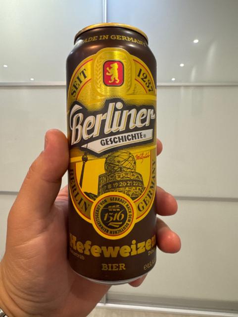 Berliner Gaschichte Nefeweizen 5.2%, Privatbrauerei Eibau, Germany
