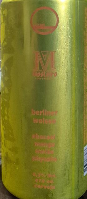 Berliner Weisse Abacaxi Manga Melão Physalis 3.3%, Cervejaria Base, Brazil