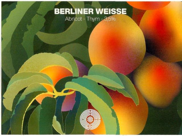 Berliner Weisse Abricot - Thym 3.5%, Brasserie Delabonne, France