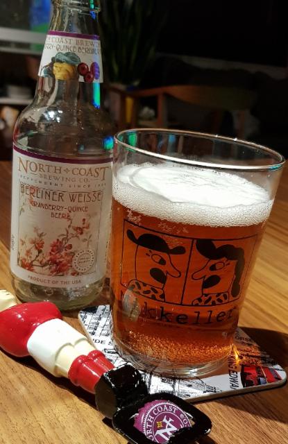 Berliner Weisse Cranberry–Quince 4.1%, North Coast Brewing, United States