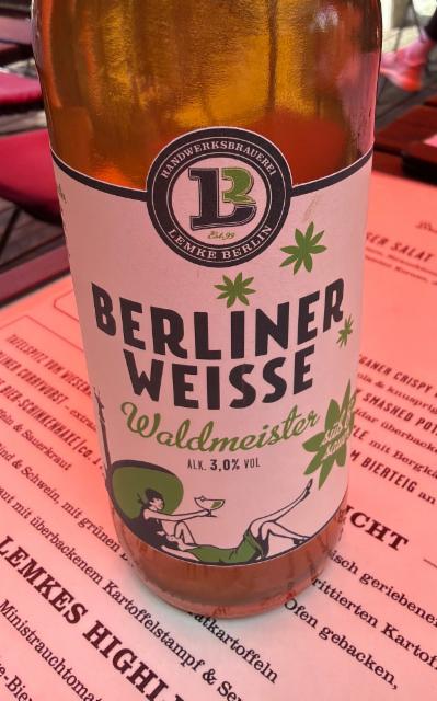 Berliner Weisse Waldmeister, Brauerei Lemke