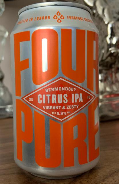 Citrus IPA 5.9%, Fourpure Brewing Co., England