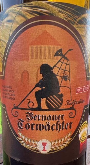 Bernauer Torwächter Kellerbier 5.2%, Privatbrauerei Eisenmann Bitterfeld-Wolfen, Germany