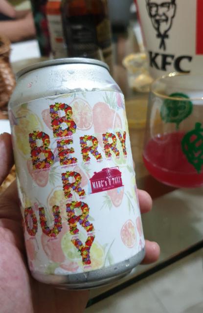 berry Berry Sour 6.0%, The Marc's & Tony Brewing Co., Philippines