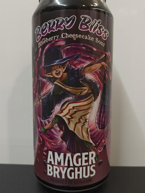 Berry Bliss: Blueberry Cheesecake Sour 5.0%, Amager Bryghus, Denmark