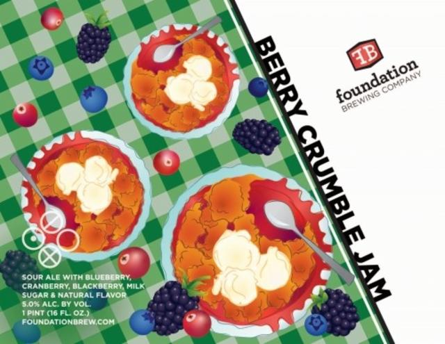 berry crumble jam 5.0%, Foundation Brewing Company, United States