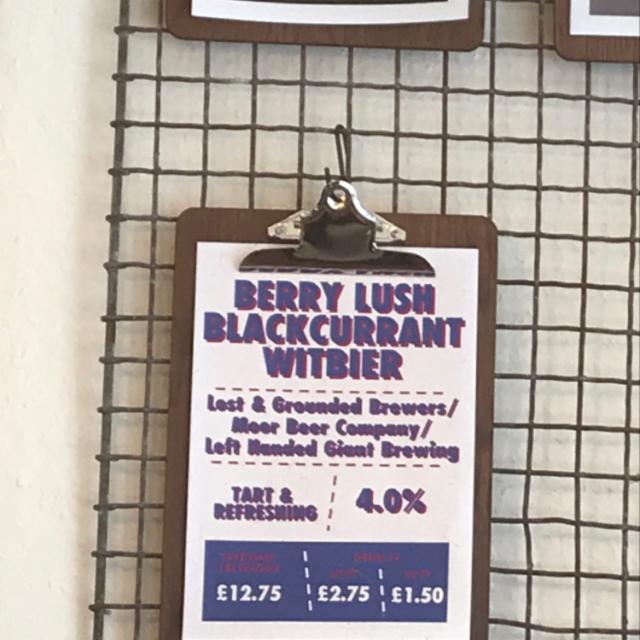 Berry Lush 4.0%, Moor Beer Company, England