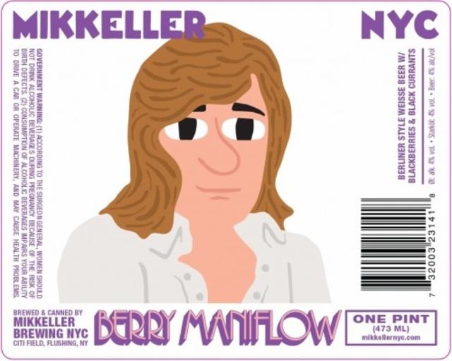 Berry Maniflow 4.0%, Mikkeller Brewing NYC, United States