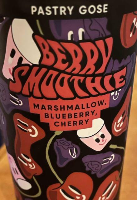Berry Smoothie: Marshmallow, Blueberry, Cherry (MBC) 7.5%, Ten Men Brewery, Ukraine