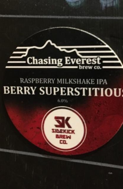 Berry Superstitious 6.0%, Chasing Everest Brew Co., England