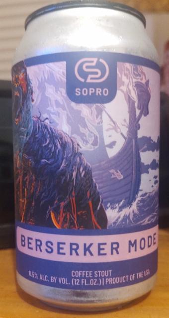 Berserker Mode 8.5%, Southern Prohibition Brewery, United States