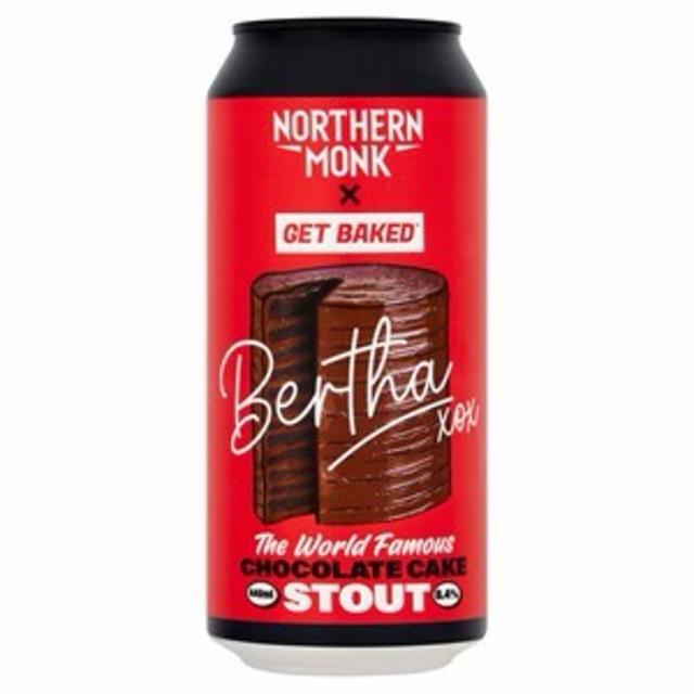 Bertha the World Famous Chocolate Cake Stout 8.4%, Northern Monk Brew Co., England