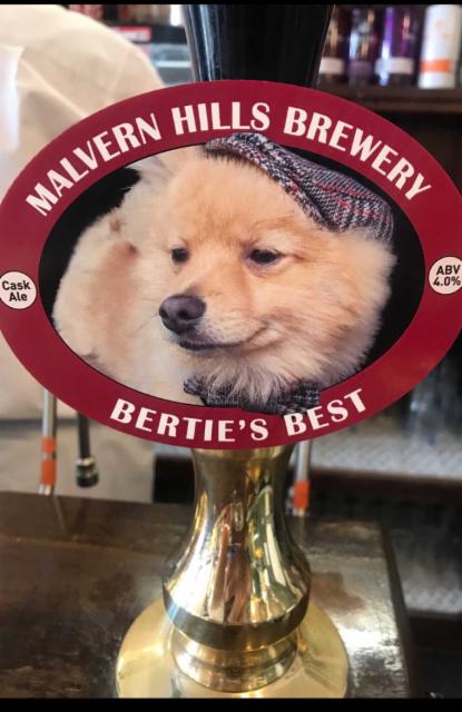 Bertie's Best 4.0%, Malvern Hills Brewery, England