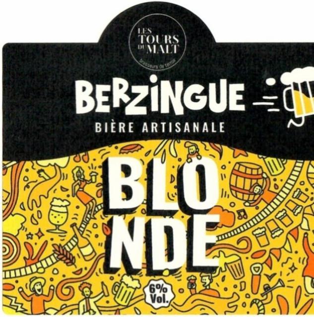 Berzingue Blonde 5.5%, Les Tours Du Malt, France